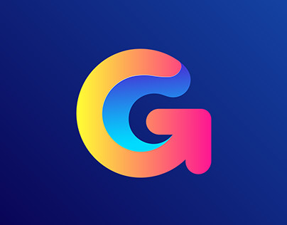 GroupSource - G letter, growth, upward, arrow