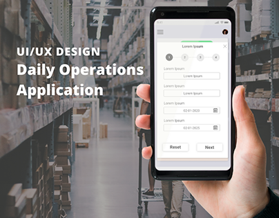 Daily Operations App UI UX Design