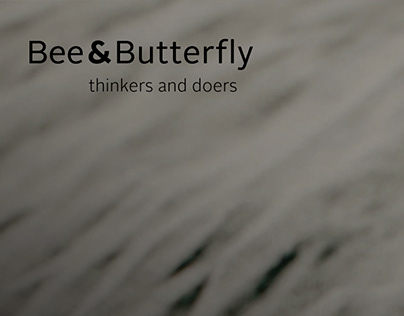 Bee&Butterfly presentation - PowerPoint template