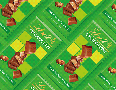 Lindt Chocoletti - Packaging graphic design