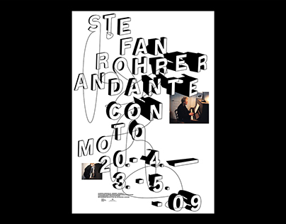 Andante Con Moto – Exhibition poster