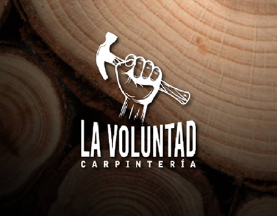 Cliente La Voluntad carpintería: Logo & Mock Up