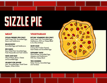 Sizzle Pie Animated Digital Menu