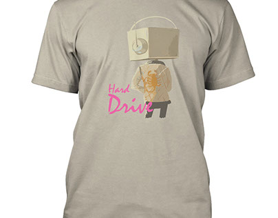 "Hard Drive" Tshirt Design