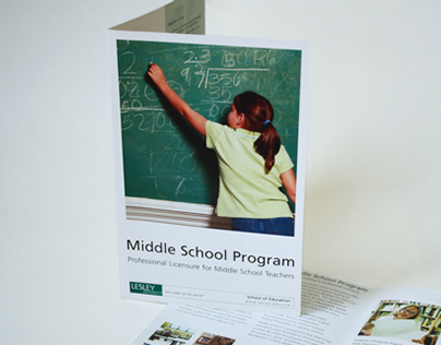 Middle School program brochure