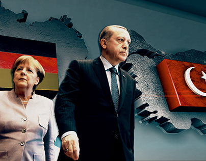Merkel Erdoğan Maduro Video Wall