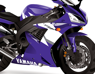 Yamaha R1 – 2008 – Adobe Illustrator