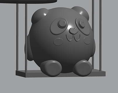 Chunky Panda 3D Design