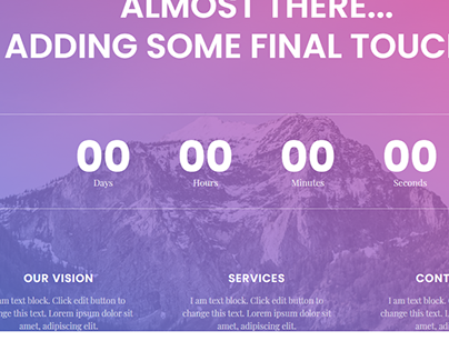 Coming-Soon Landing Page