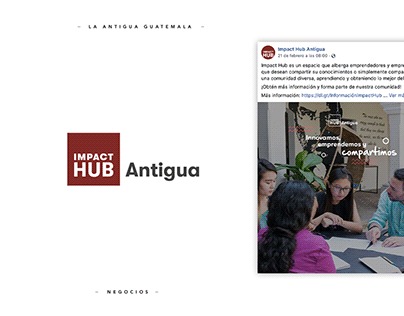 Impact Hub Antigua G. - Social Media