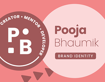 Pooja Bhaumik • Brand Identity for Developer & Mentor