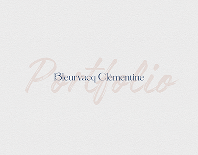 Portfolio 2024 - Bleurvacq Clémentine