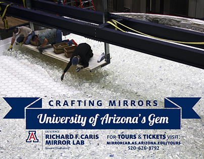 Tucson Gem & Mineral Show 2016 Ad for Mirror Lab Tours