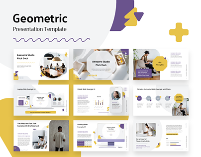 Geometric Presentation Template (Free Sample)