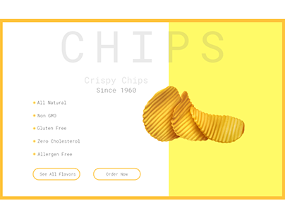 Crispy Chips Landing Page