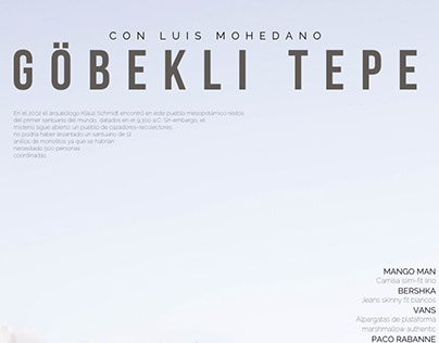 Göbekli Tepe - Fashion Magazine Cover