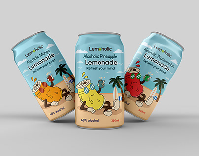 Bottle Label Project-Alcoholic Lemonade