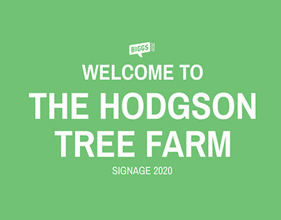 Hodgson Tree Farm Signage