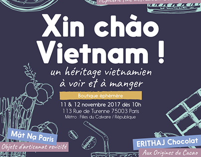 Poster - Xin chào Vietnam ! 1st edition 2017