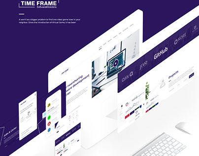 "TimeFrame" Software&Solutions Web Desing UI/UX