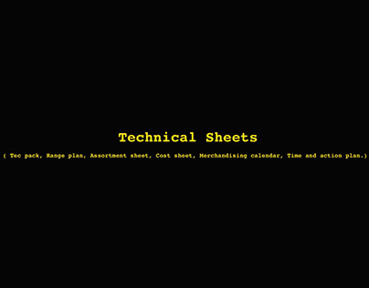 Technical Sheets