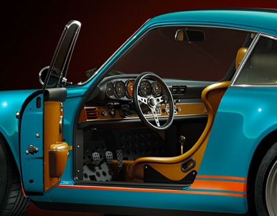 Porsche 911 ReImagined by Singer.CGI & Retouch- Studio