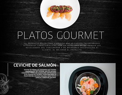 Platos Gourmet