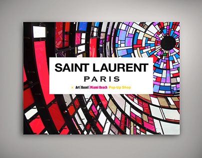 SAINT LAURENT PARIS x Tom Fruin POP-UP SHOP