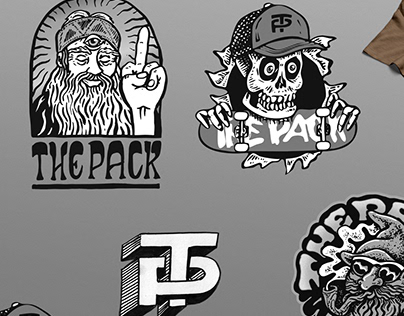 Project thumbnail - The pack tees