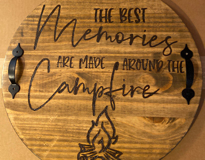 Campfire Serving Tray