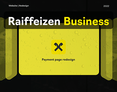 Raiffeisen bank payments page redesign