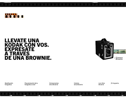 KODAK BROWNIE / Diseño interactivo