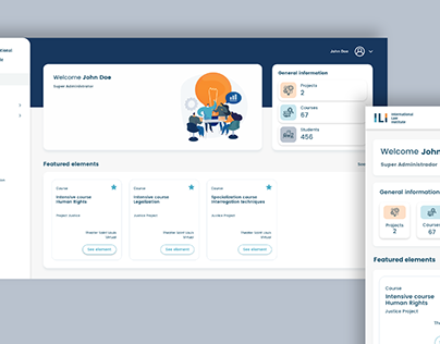 Project thumbnail - Intranet - Dashboard