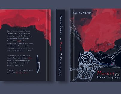 Murder on the Orient Express - Book Cover Design