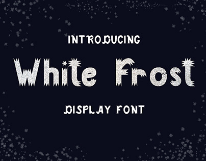 White Frost Font