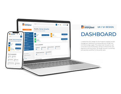 Web portal dashboard / Admin panel | UX/UI design