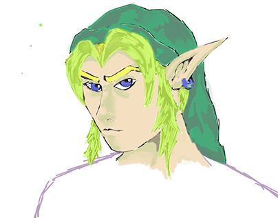 learning how to paint link