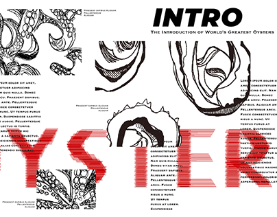 Book Cover Design - THE ART OF OYSTERS