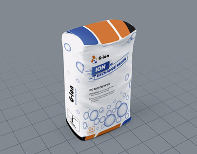 G-ion Resin Bag Packaging Design