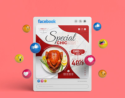 Special Chicken Social Media Post Design