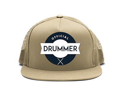 Official Drummer Cap design and mockup