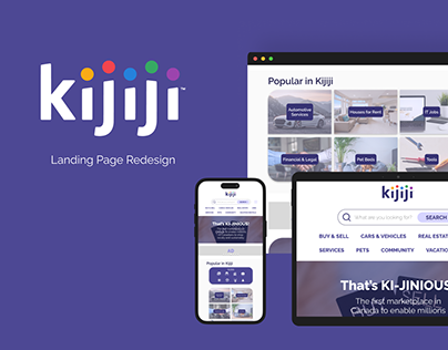 Kijiji Landing Page Redesign