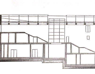 Drawing 115- Section, Jepson Center for the Arts