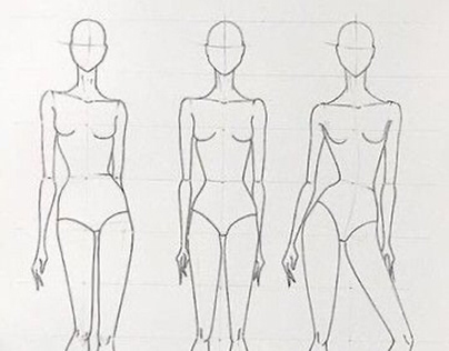Evolução dos desenhos de moda