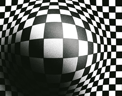 3D Black and White Ball