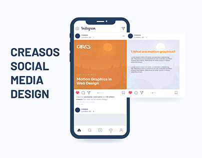 Creasos Social Media Design