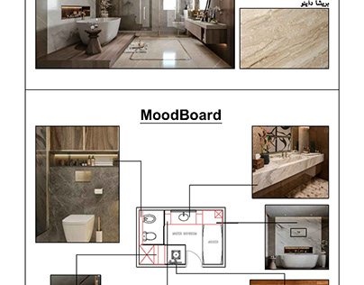 Interior Mood board Sample of an Apartment