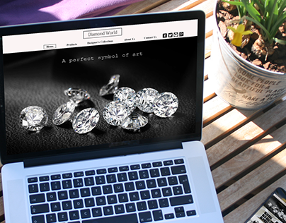 Diamond World website design 2015
