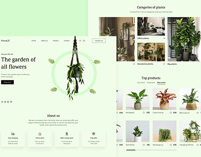 Flowa / E-commerce web design