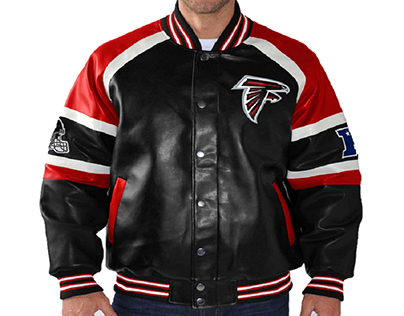 Atlanta Falcons Bomber Leather Jacket
